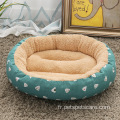 Stock Warm Soft Luxury Luxury Round Chiens Lits